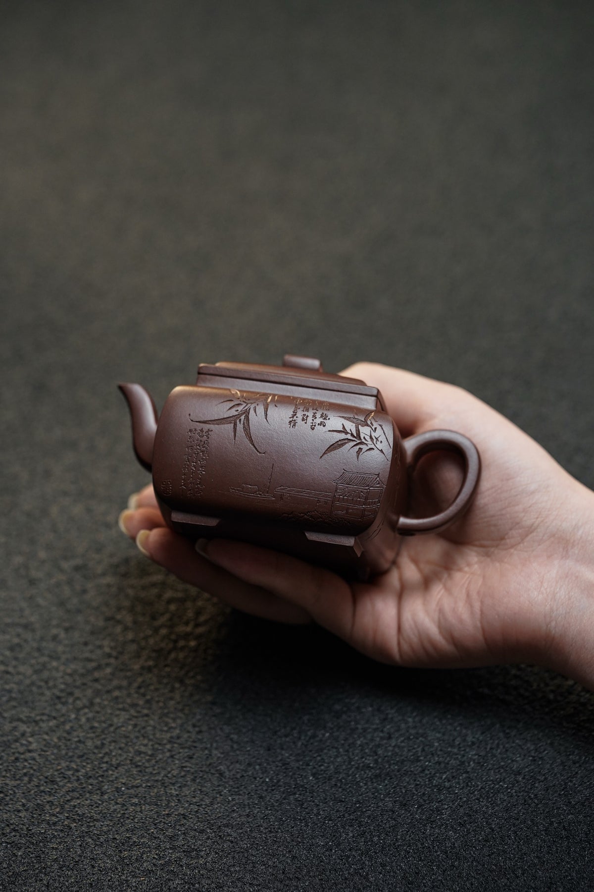 Wen Ting Si Fang Bamboo Zi Ni Teapot – 160ml - view 7