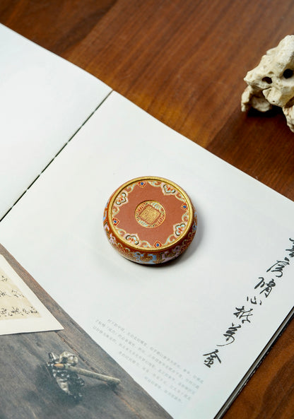 Bao Xiang Enamel Teapot Lid Rest – 6.5cm - view 8