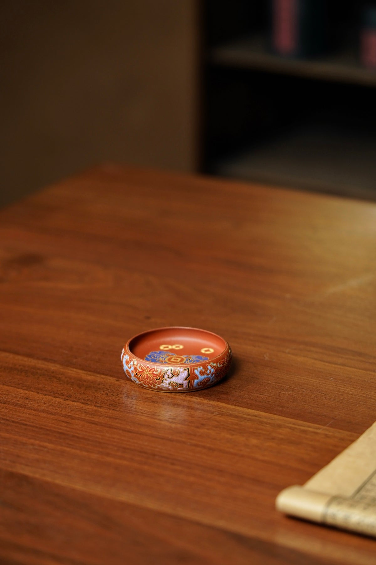 Bao Xiang Enamel Teapot Lid Rest – 6.5cm - view 9