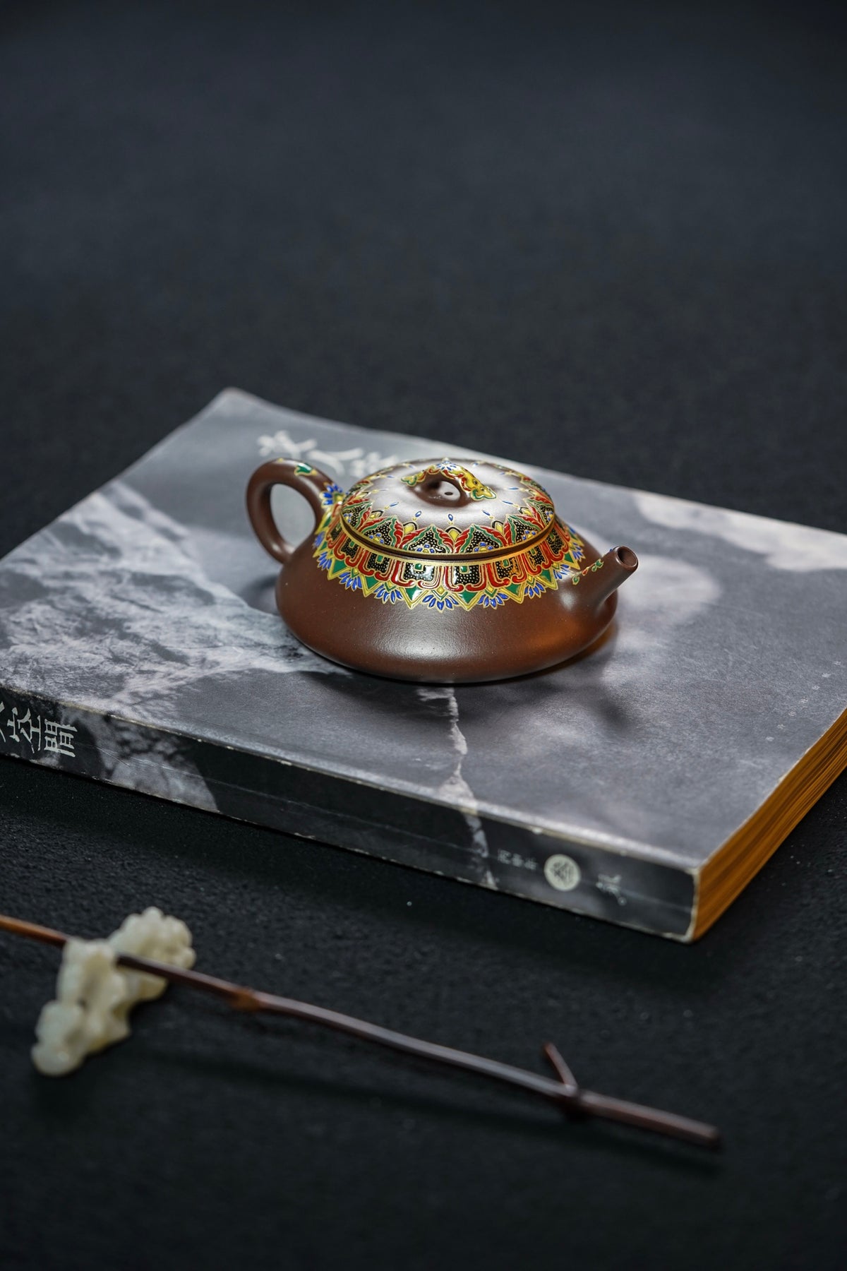 Ru Yi Yin Piao Enamel Zi Ni Teapot – 120ml - view 6