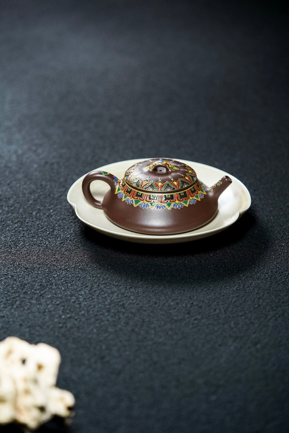 Ru Yi Yin Piao Enamel Zi Ni Teapot – 120ml - view 9
