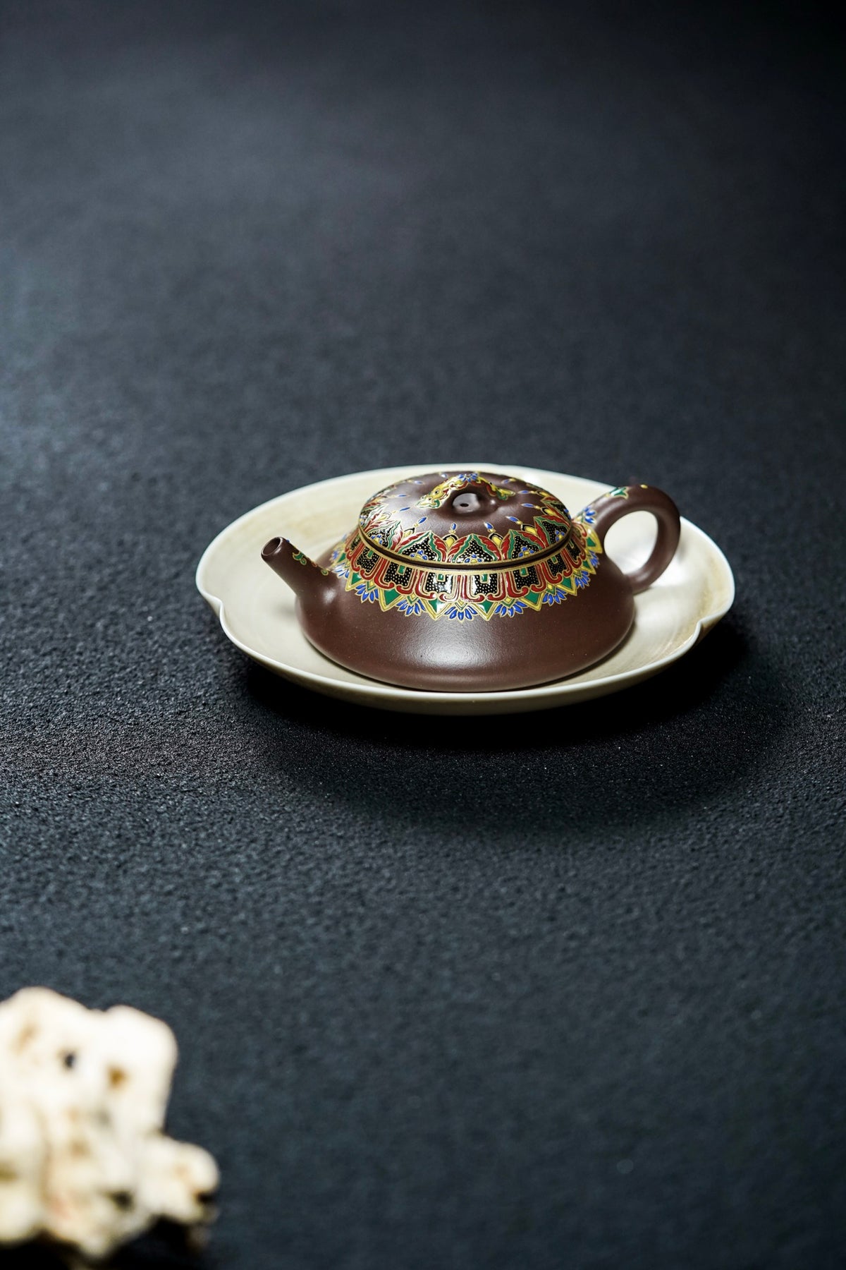 Ru Yi Yin Piao Enamel Zi Ni Teapot – 120ml - view 1