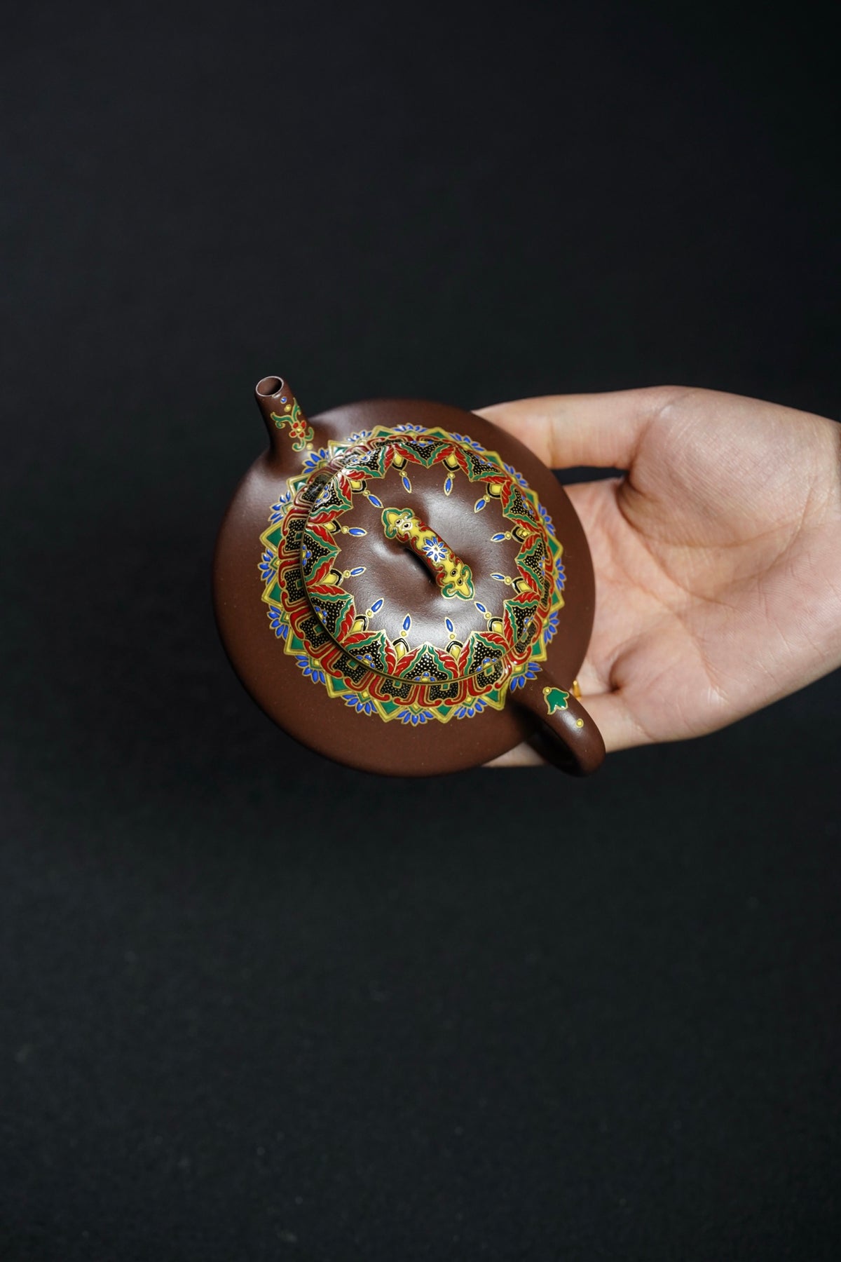 Ru Yi Yin Piao Enamel Zi Ni Teapot – 120ml - view 2