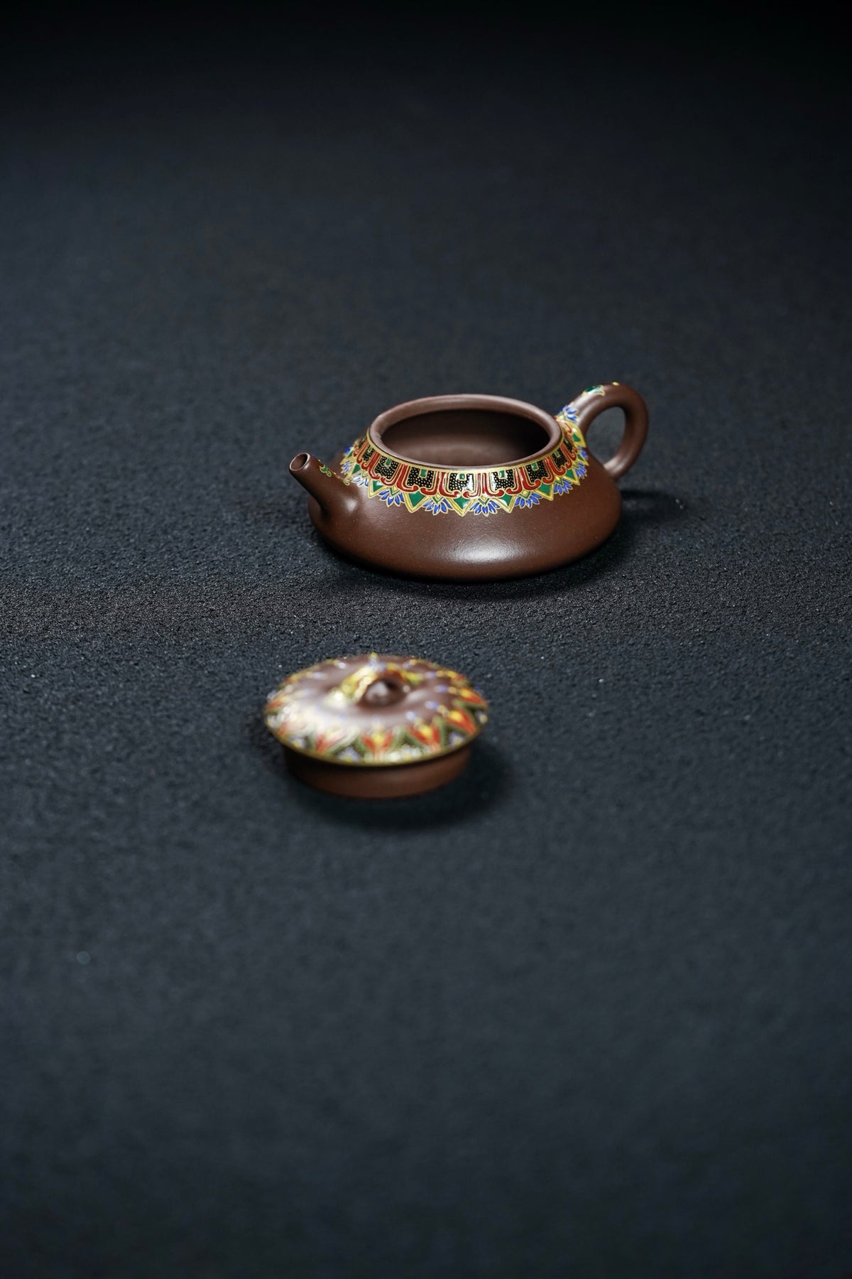 Ru Yi Yin Piao Enamel Zi Ni Teapot – 120ml - view 7