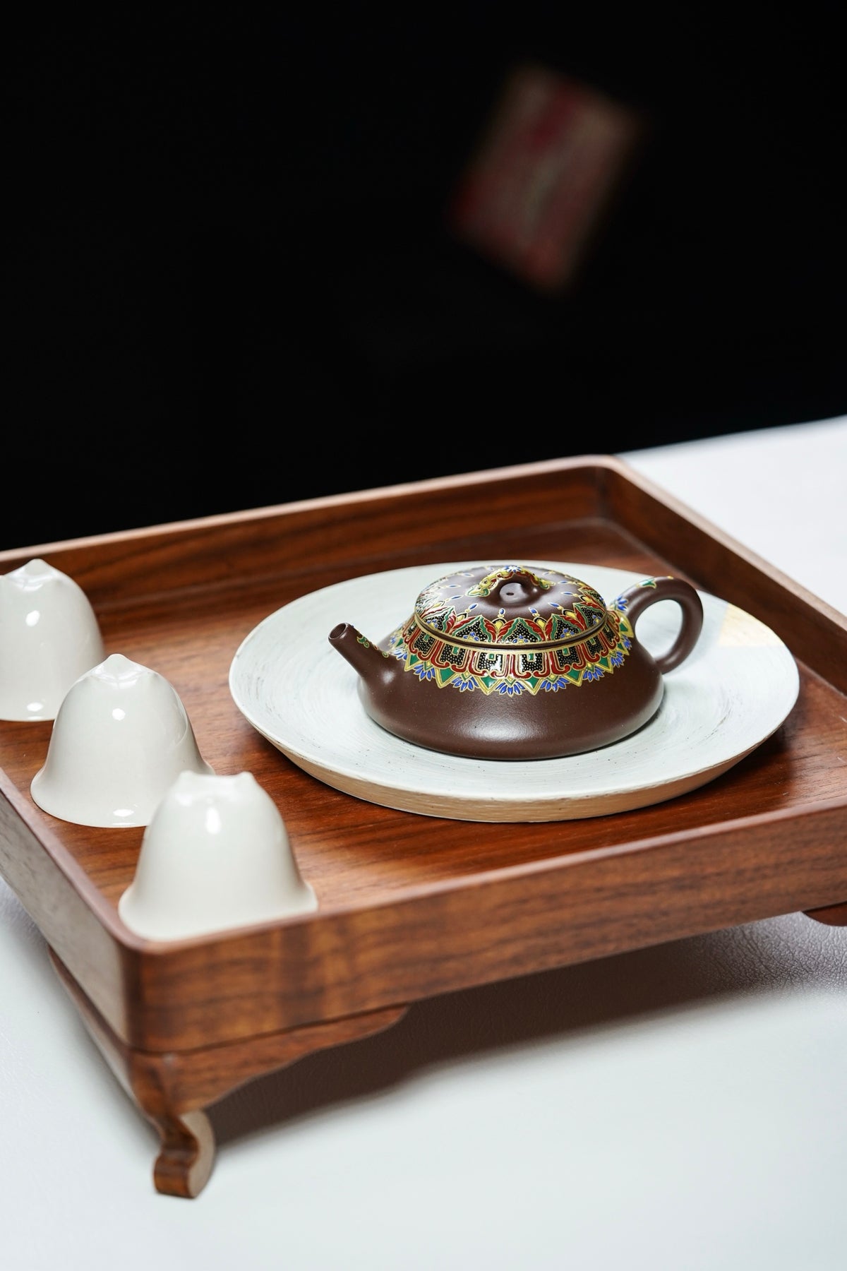 Ru Yi Yin Piao Enamel Zi Ni Teapot – 120ml - view 8