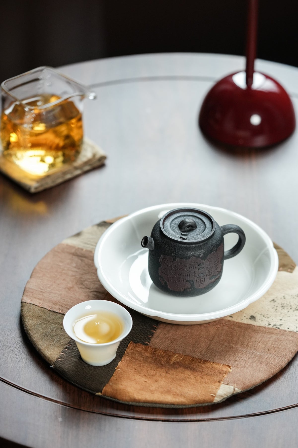Mu Gu Xiao Ju Lun Textured Teapot – 130ml - view 5