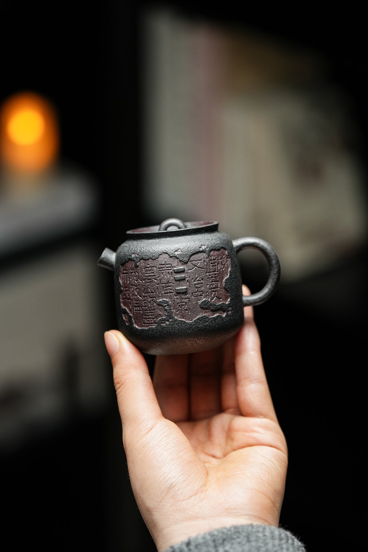 Mu Gu Xiao Ju Lun Textured Teapot – 130ml - view 2