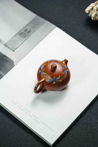 Xiao Xi Shi Enamel Zhu Ni Teapot – 130ml