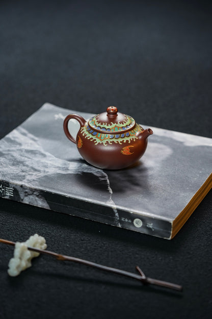 Xiao Chuo Ming Xiang Enamel Zi Ni Teapot – 150ml - view 4