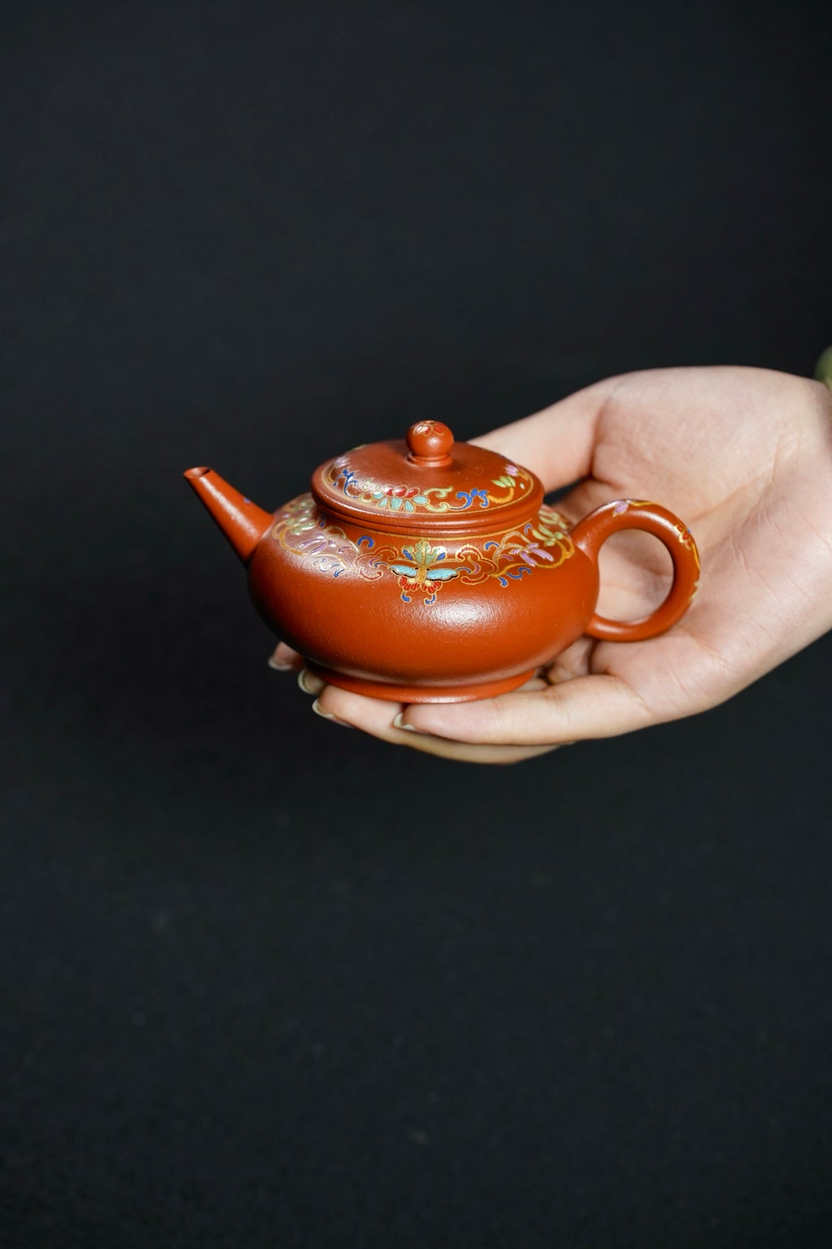 Xiao Shui Ping Enamel Zhu Ni Teapot – 130ml - view 5
