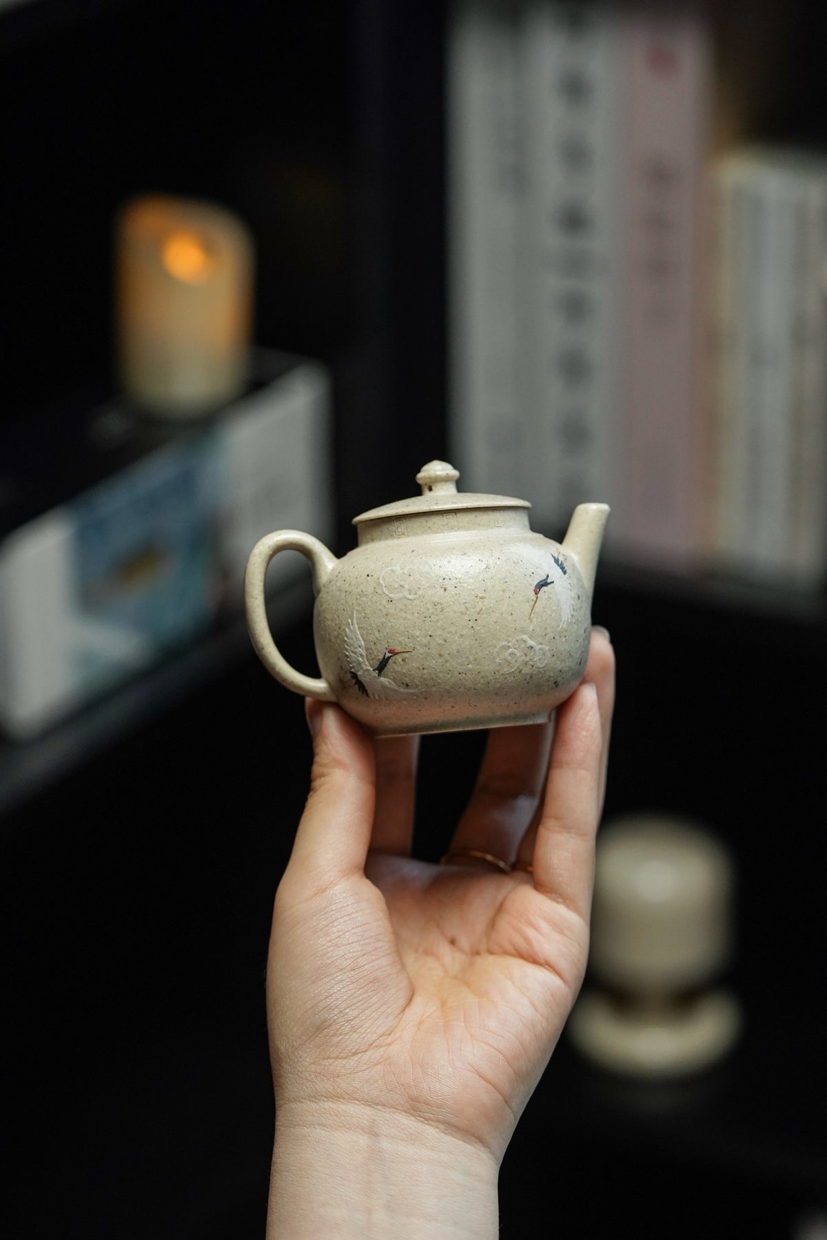 Fu Lu Jia Qi Painted Duan Ni Teapot – 110ml - view 2
