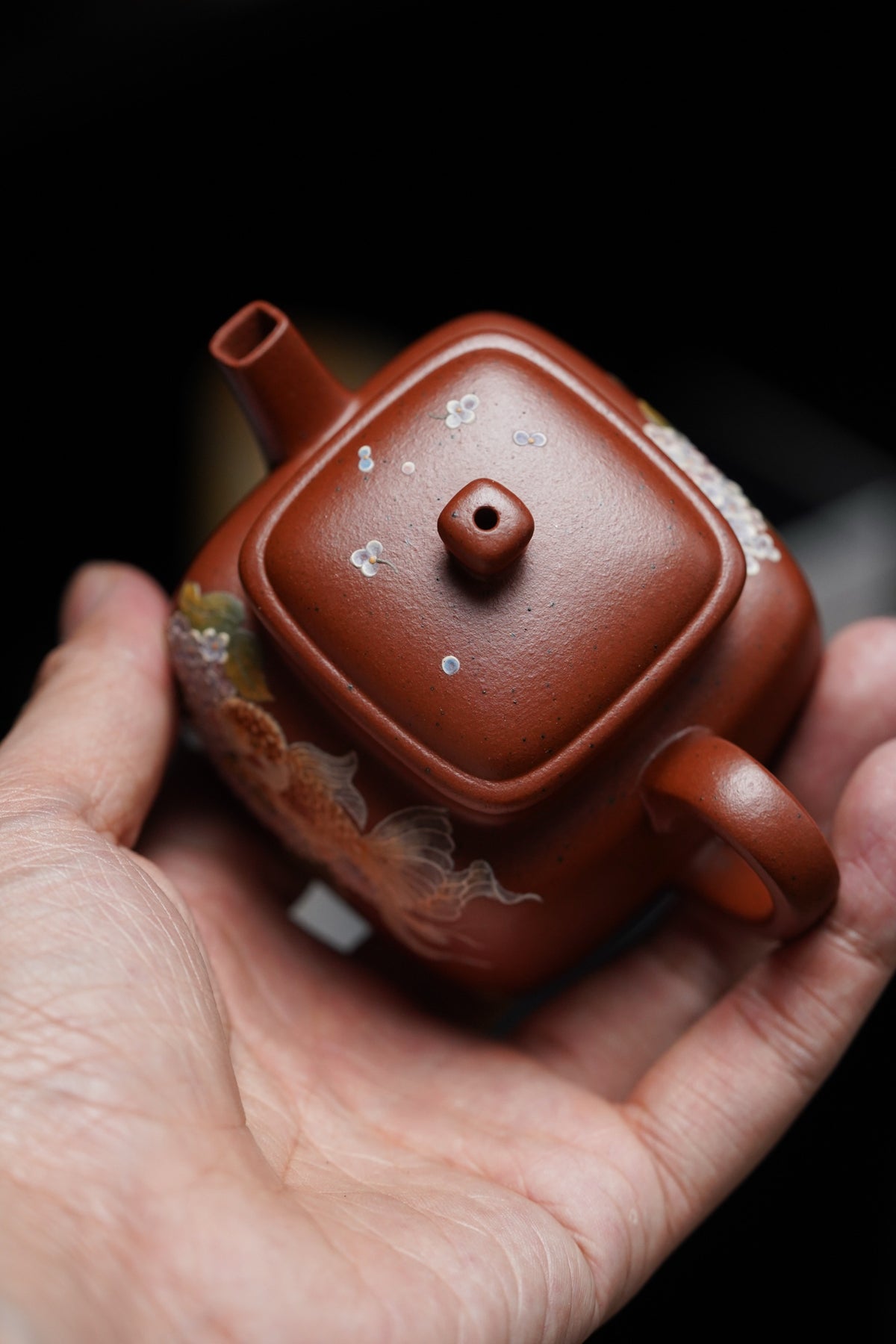 Si Fang Yan Xin Painted Zhu Ni Teapot – 160ml - view 6