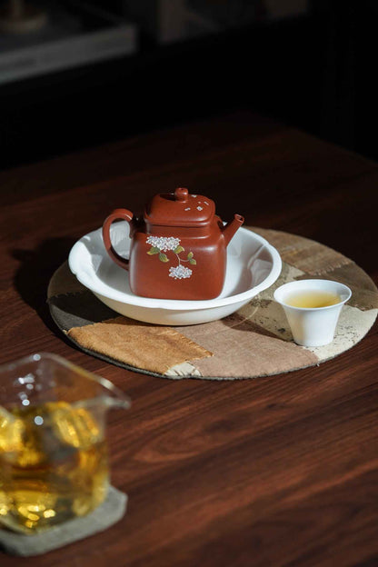 Si Fang Yan Xin Painted Zhu Ni Teapot – 160ml