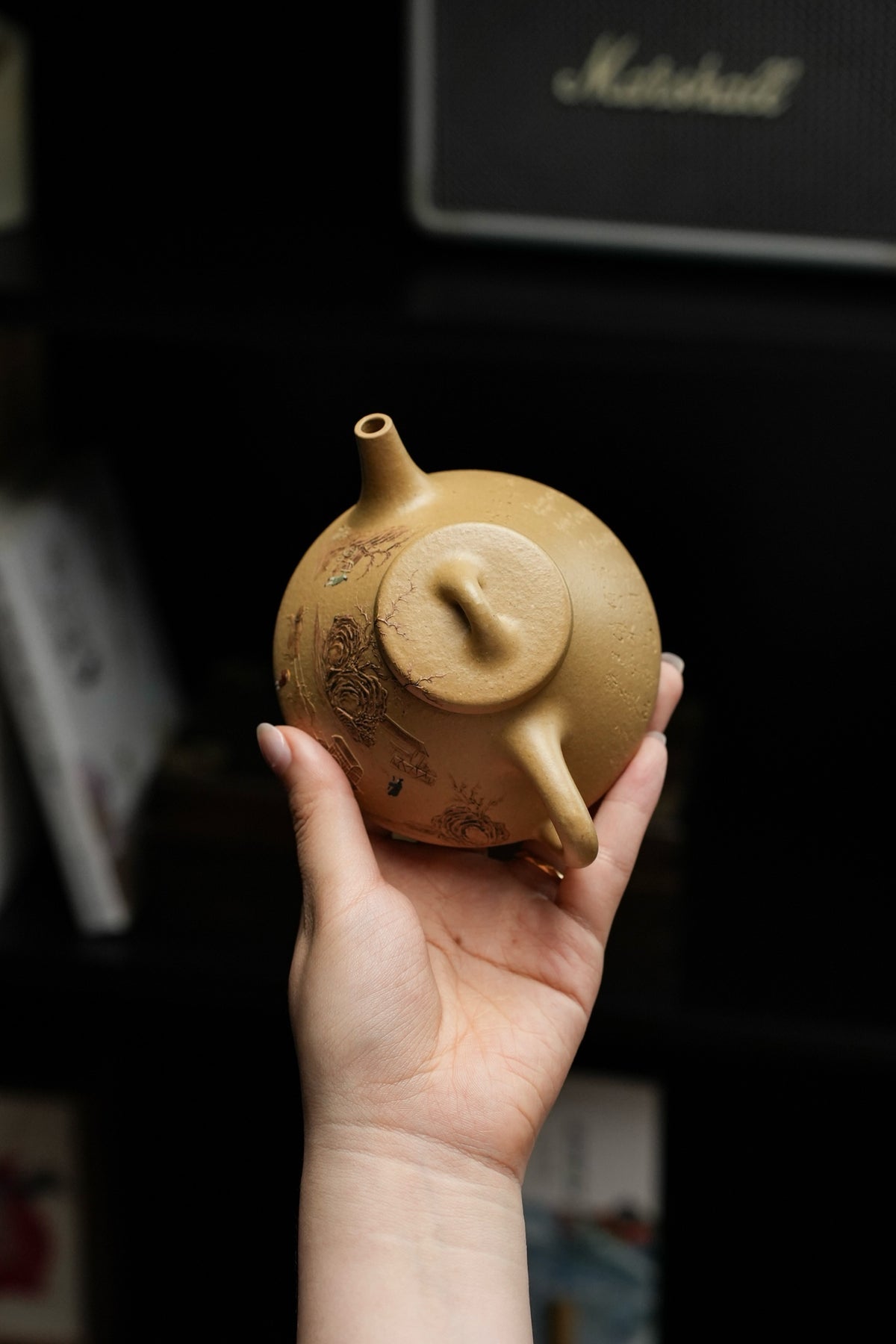 Zi Ye Piao Landscape Benshan Lv Ni Teapot – 200ml - view 5