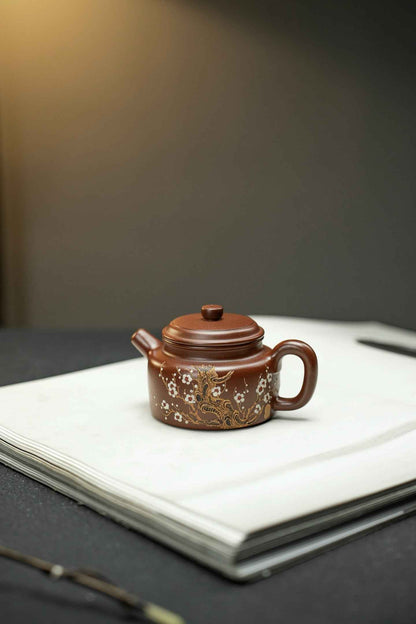 Da Heng De Zhong Plum Blossom Zi Ni Teapot – 200ml