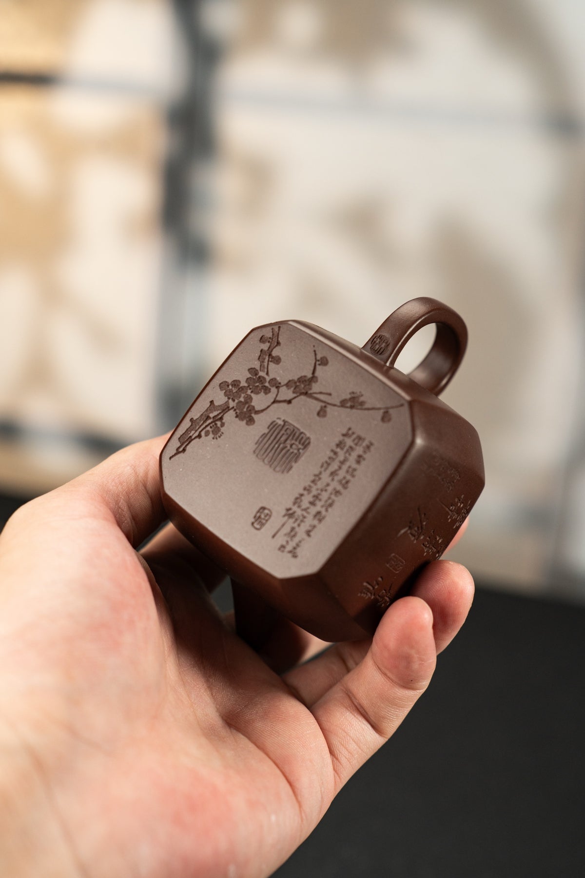Jing Fang Plum Blossom Di Cao Qing Teapot – 150ml - view 9