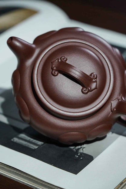 Fang Gu Ru Yi Di Cao Qing Zi Ni Teapot – 200ml