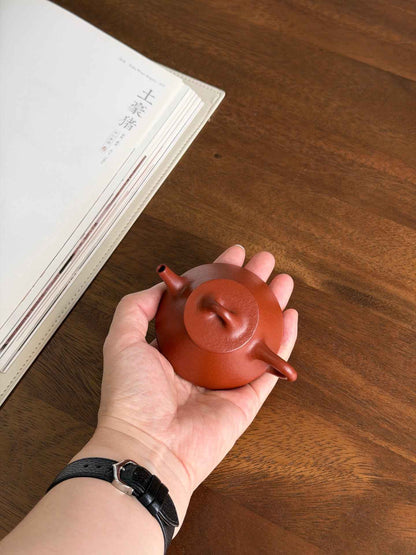 Flat-Lid Xiao Zi Ye Zhu Ni Teapot – 100ml
