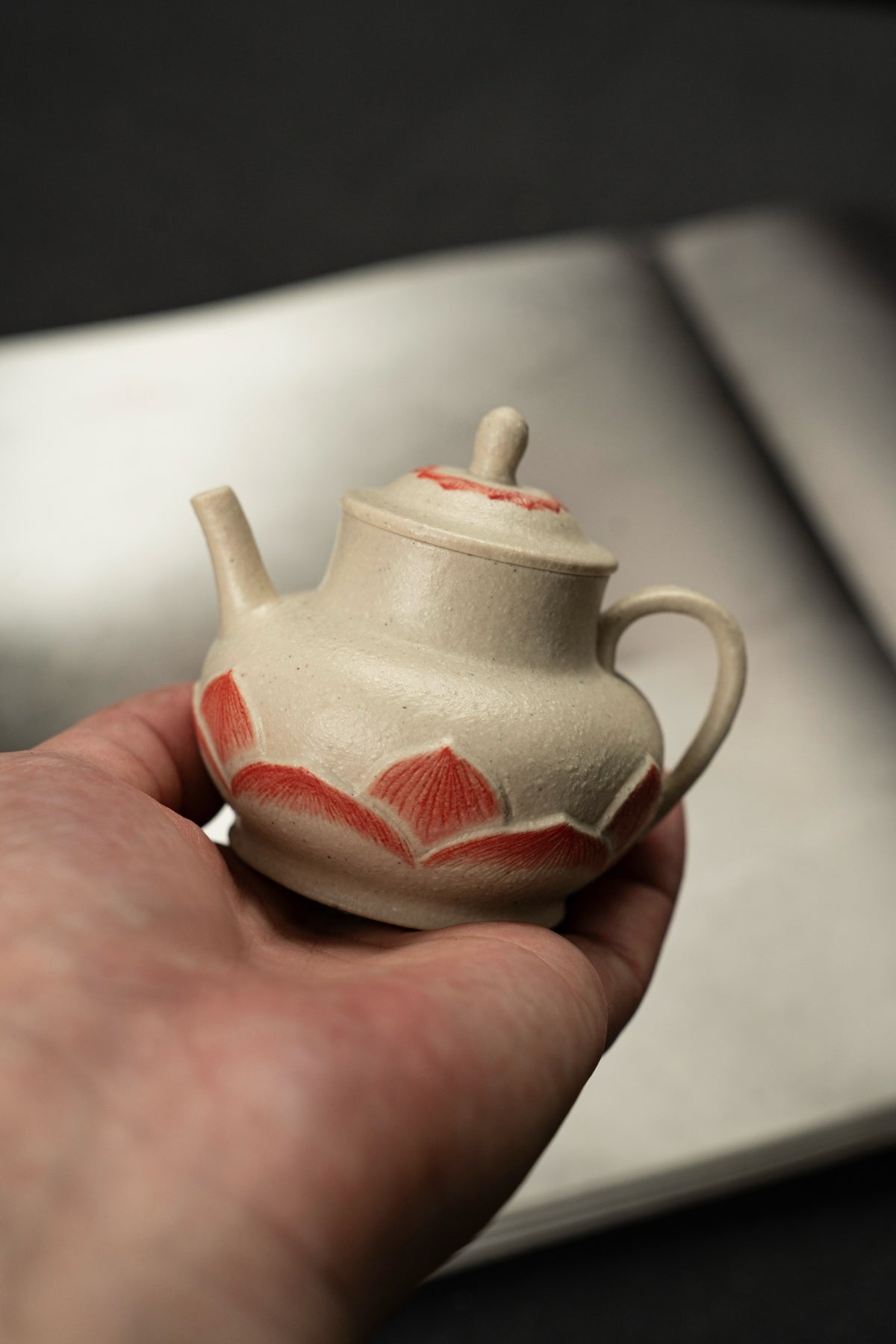 Fan Lian Gong Deng Lotus Duan Ni Teapot – 130ml - view 5