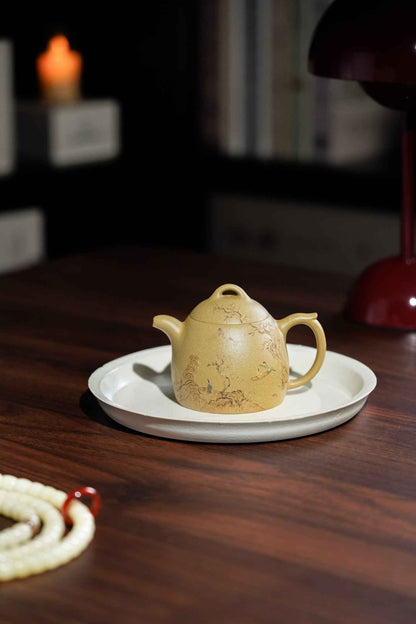 Qin Quan Wang Qiucen Yixing Zisha Teapot, Lipi Ben Lu Clay, 180ml
