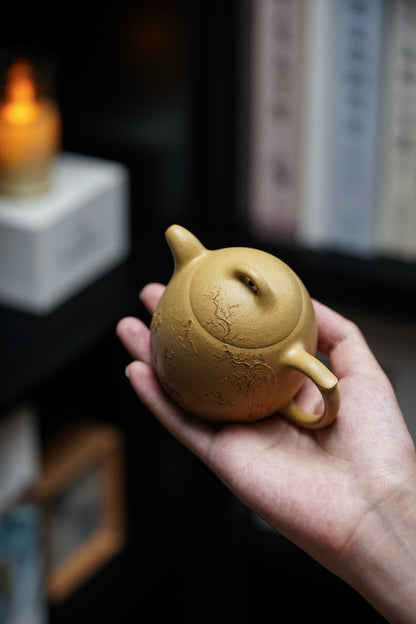 Qin Quan Wang Qiucen Yixing Zisha Teapot, Lipi Ben Lu Clay, 180ml - product photograph 4