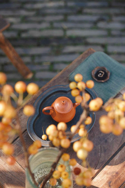 Mini Pan Hu Yixing Teapot, Jiang Po Ni, 60ml