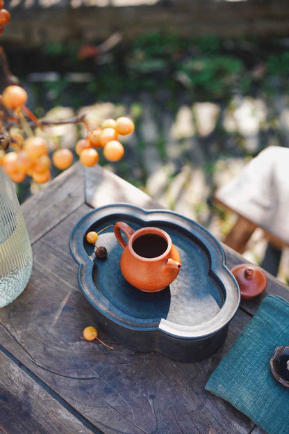 Mini Pan Hu Yixing Teapot, Jiang Po Ni, 60ml