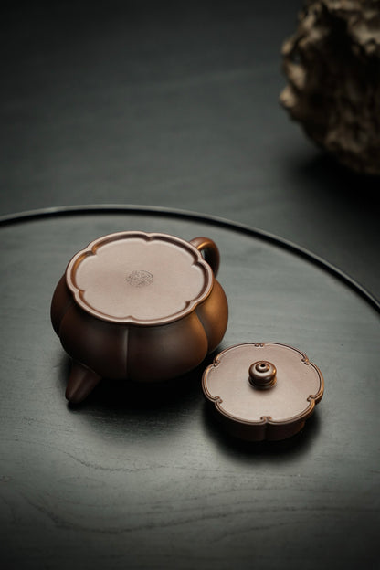Ru Yi Hai Tang Ribbed Teapot, Zi Ni, 180ml - view 9