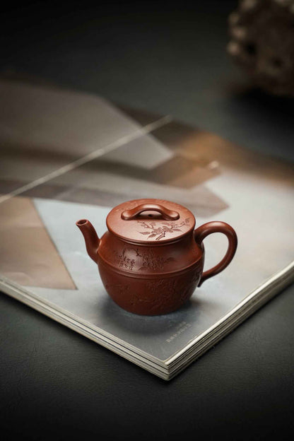 Mo Li Palace Lantern Teapot, Hong Pi Long, 150ml