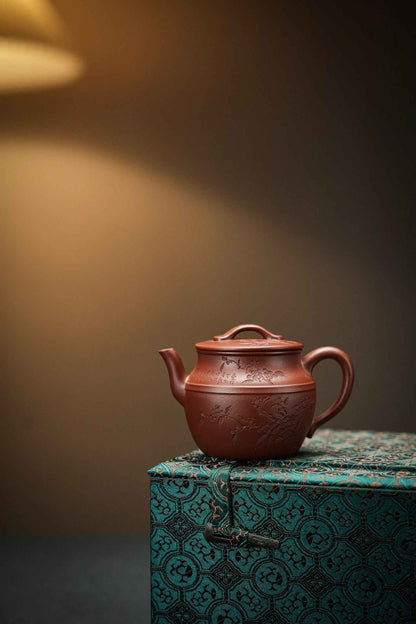 Mo Li Palace Lantern Teapot, Hong Pi Long, 150ml
