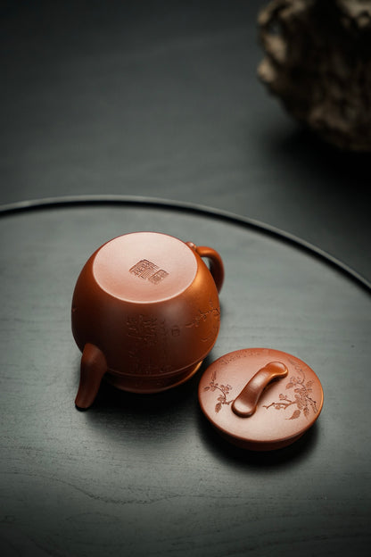 Mo Li Palace Lantern Teapot, Hong Pi Long, 150ml - view 9