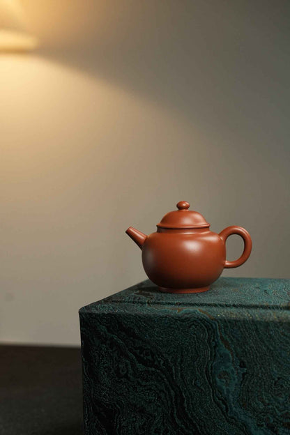 Mini Ju Lun Yixing Teapot, Xiao Hong Ni, 150ml