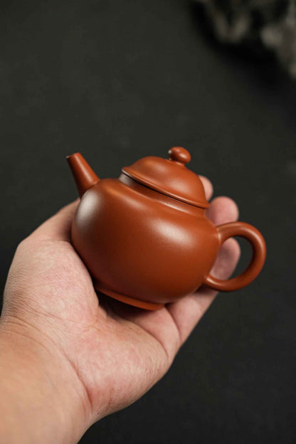 Mini Ju Lun Yixing Teapot, Xiao Hong Ni, 150ml