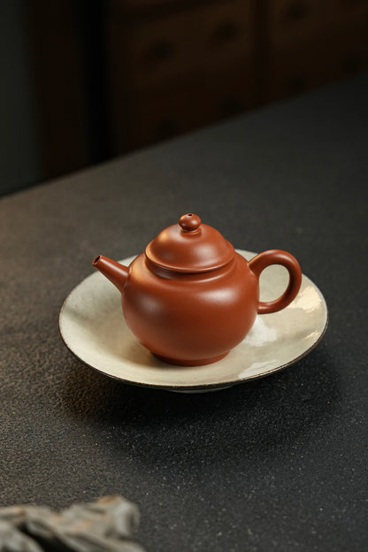 Mini Ju Lun Yixing Teapot, Xiao Hong Ni, 150ml - view 5