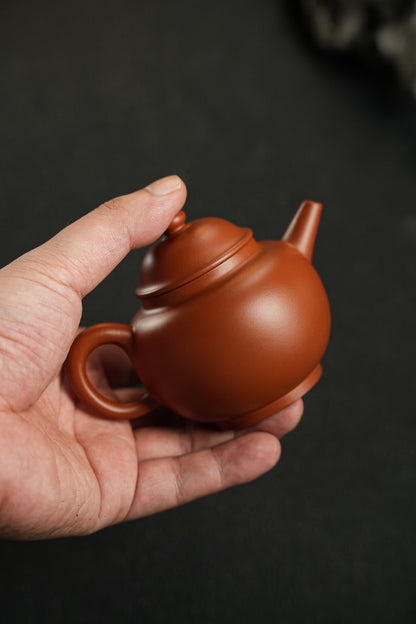 Mini Ju Lun Yixing Teapot, Xiao Hong Ni, 150ml - view 6