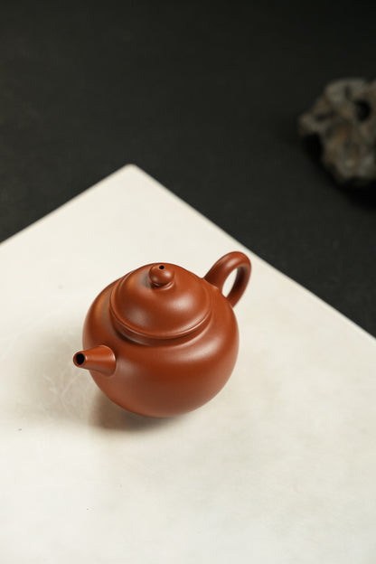 Mini Ju Lun Yixing Teapot, Xiao Hong Ni, 150ml - view 9