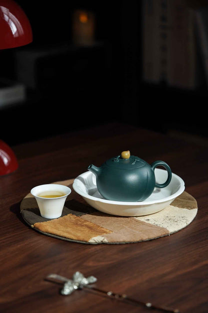 Shou Tao Peach Teapot, Mo Lv Ni, 180ml