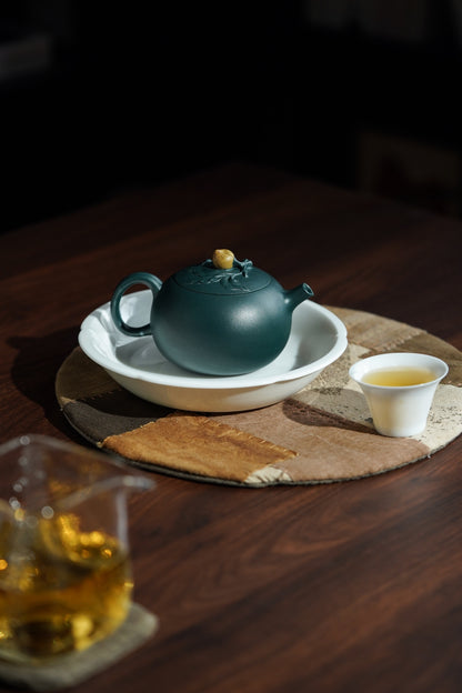 Shou Tao Peach Teapot, Mo Lv Ni, 180ml - view 7