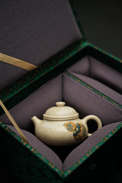 Fu Lu Rong Tian Yixing Teapot, Bai Yu Duan, 100ml - view 7