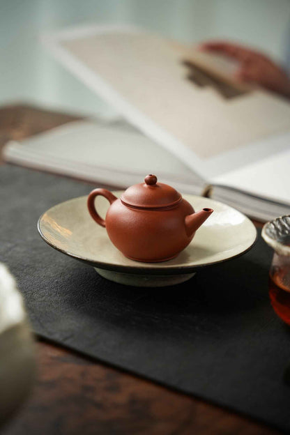 Mini Shui Ping Yixing Teapot, Xiao Hong Ni, 100ml