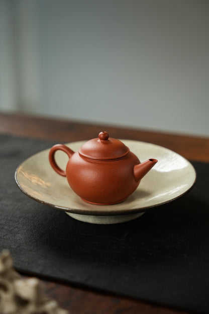 Mini Shui Ping Yixing Teapot, Xiao Hong Ni, 100ml - view 9