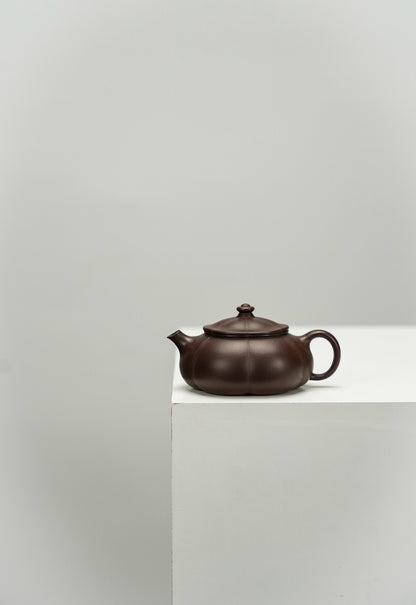 Han Jiang Ribbed Teapot, Zi Ni, 90ml - view 9