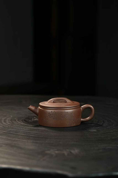 Han Wa Teapot with Plum Engraving, Zi Ni, 180ml