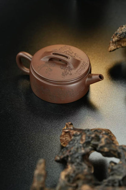 Han Wa Teapot with Plum Engraving, Zi Ni, 180ml - view 6