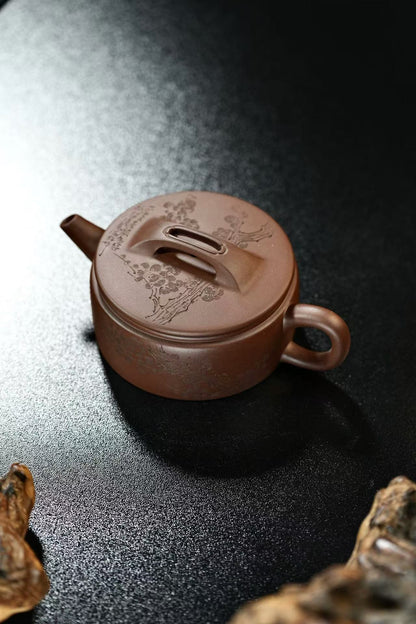 Han Wa Teapot with Plum Engraving, Zi Ni, 180ml - view 8