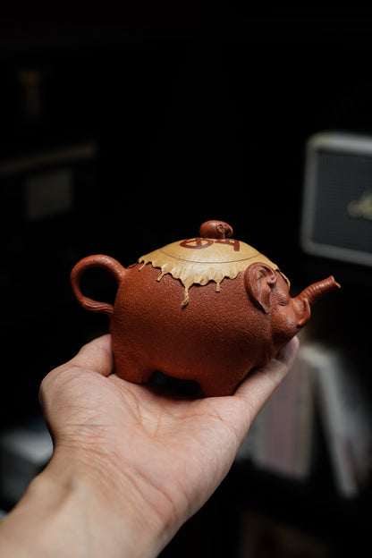 Fu Xiang Elephant Teapot, Jiang Po Ni, 200ml - view 6
