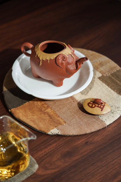 Fu Xiang Elephant Teapot, Jiang Po Ni, 200ml - view 7