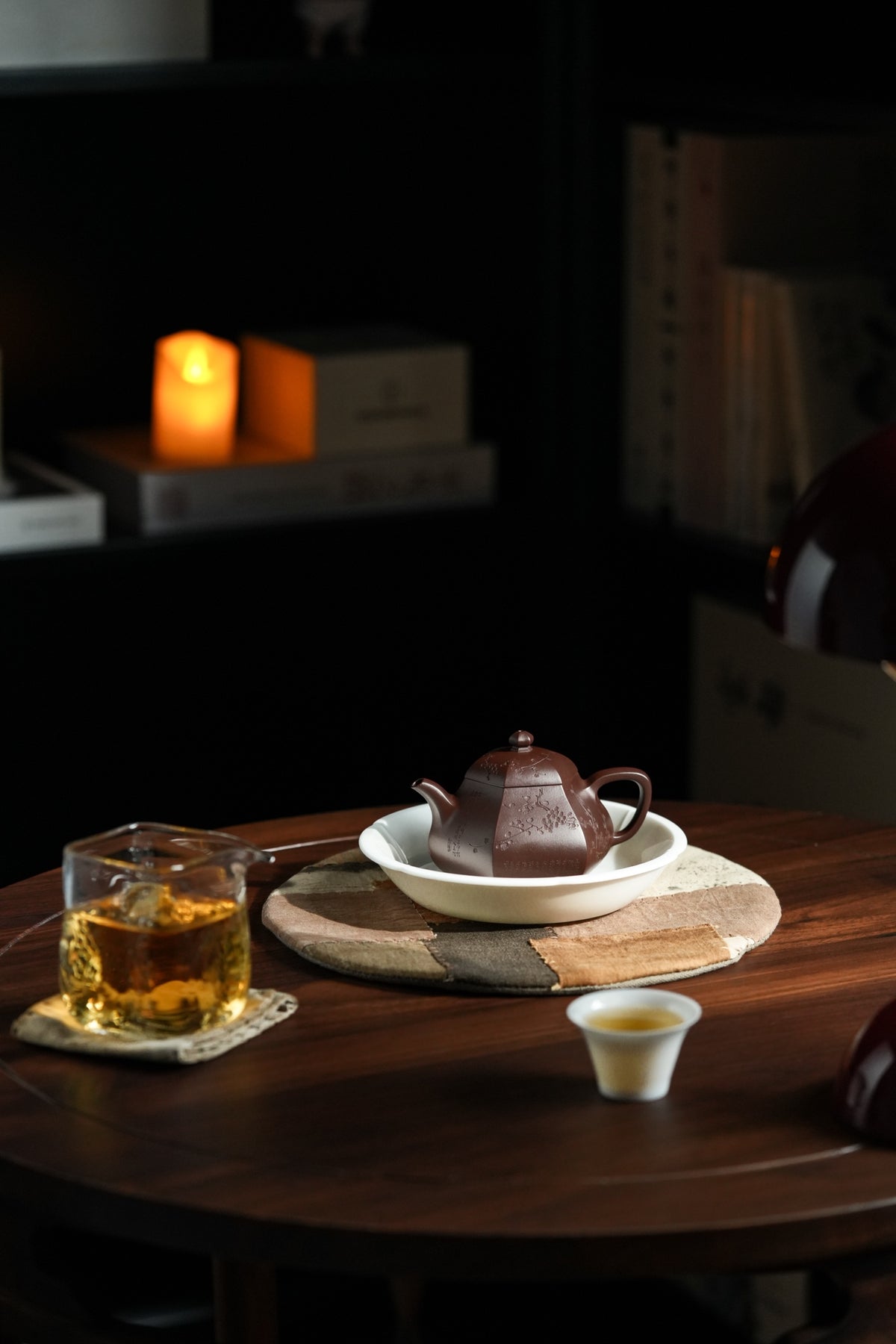 Wen Le Hexagonal Pear Teapot, Zi Ni, 160ml - view 2