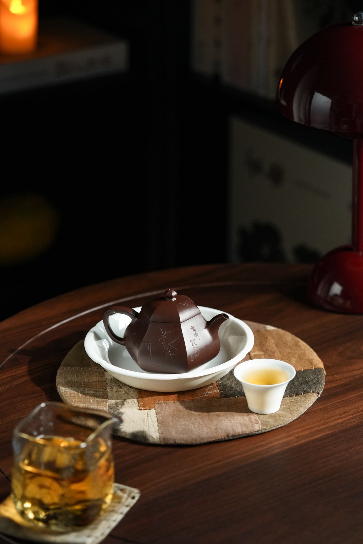 Wen Le Hexagonal Pear Teapot, Zi Ni, 160ml - view 3
