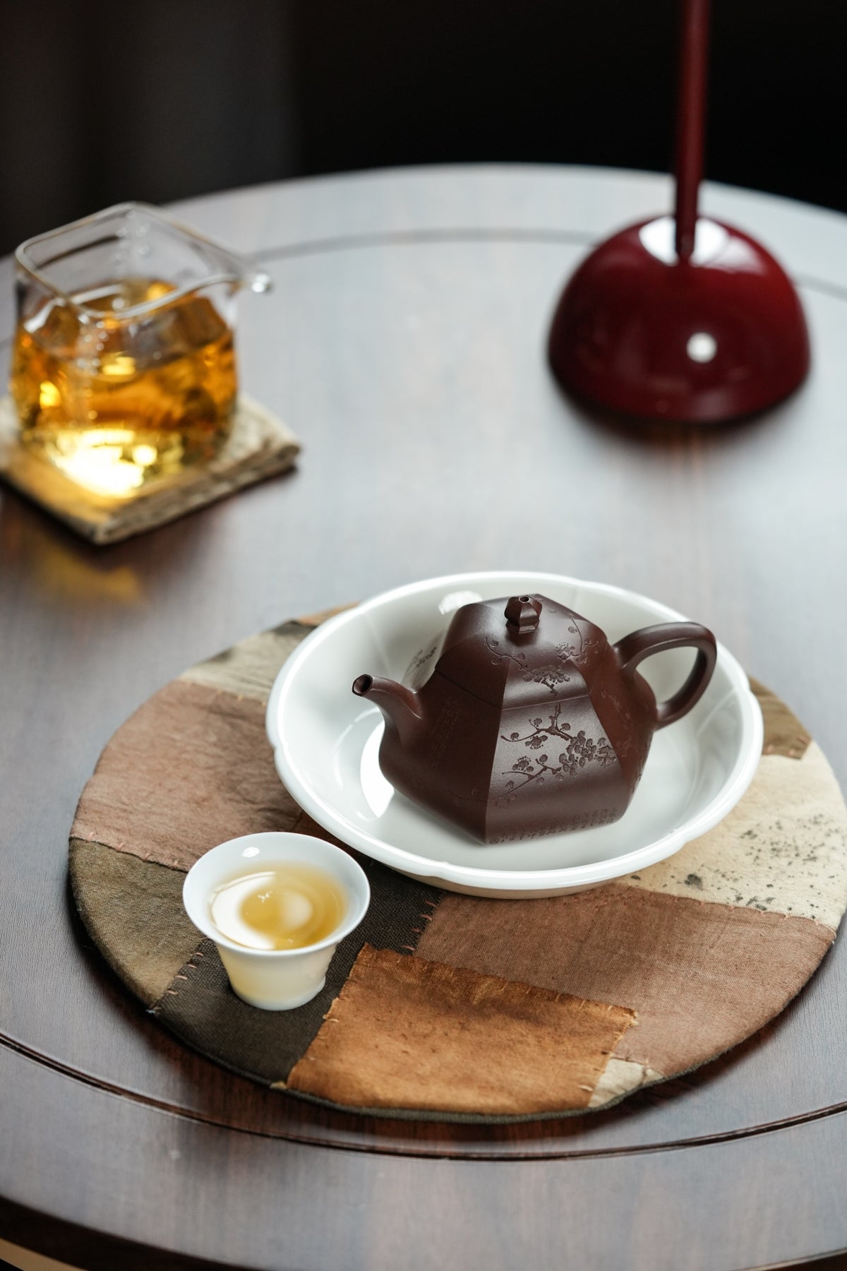 Wen Le Hexagonal Pear Teapot, Zi Ni, 160ml - view 4